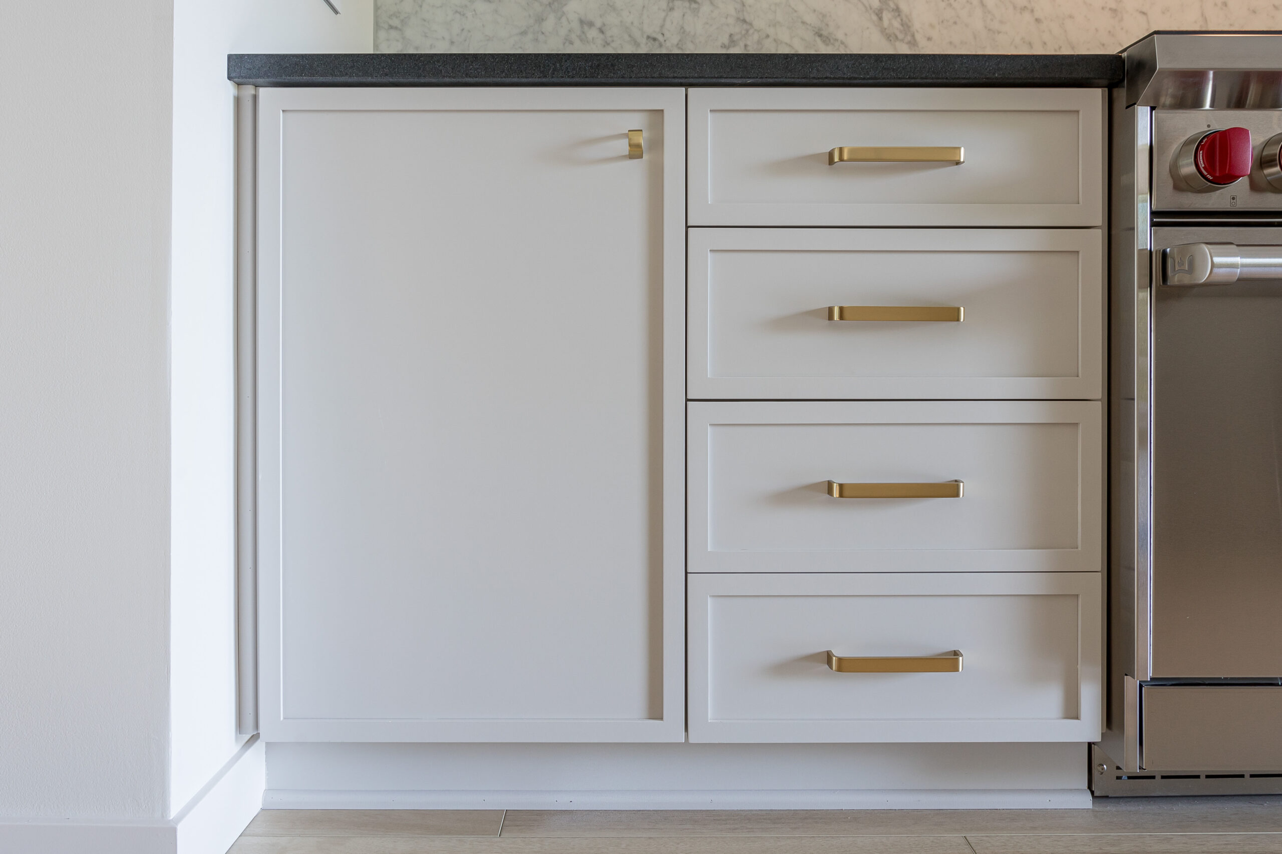 slim shaker drawers