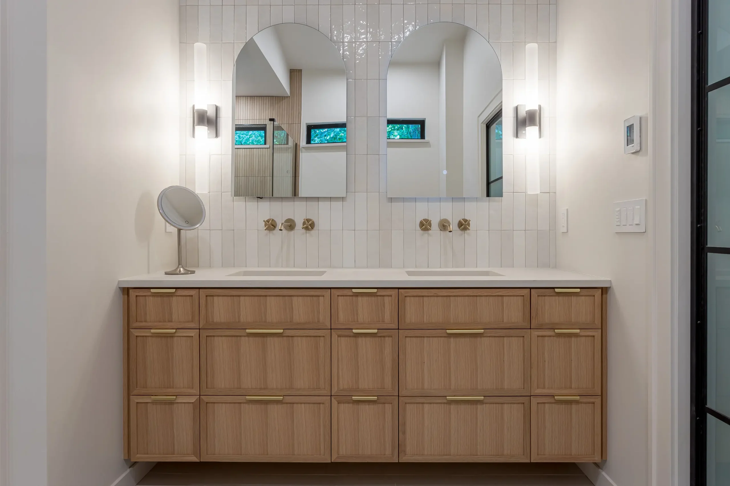 Rift White Sawn Oak cabinet